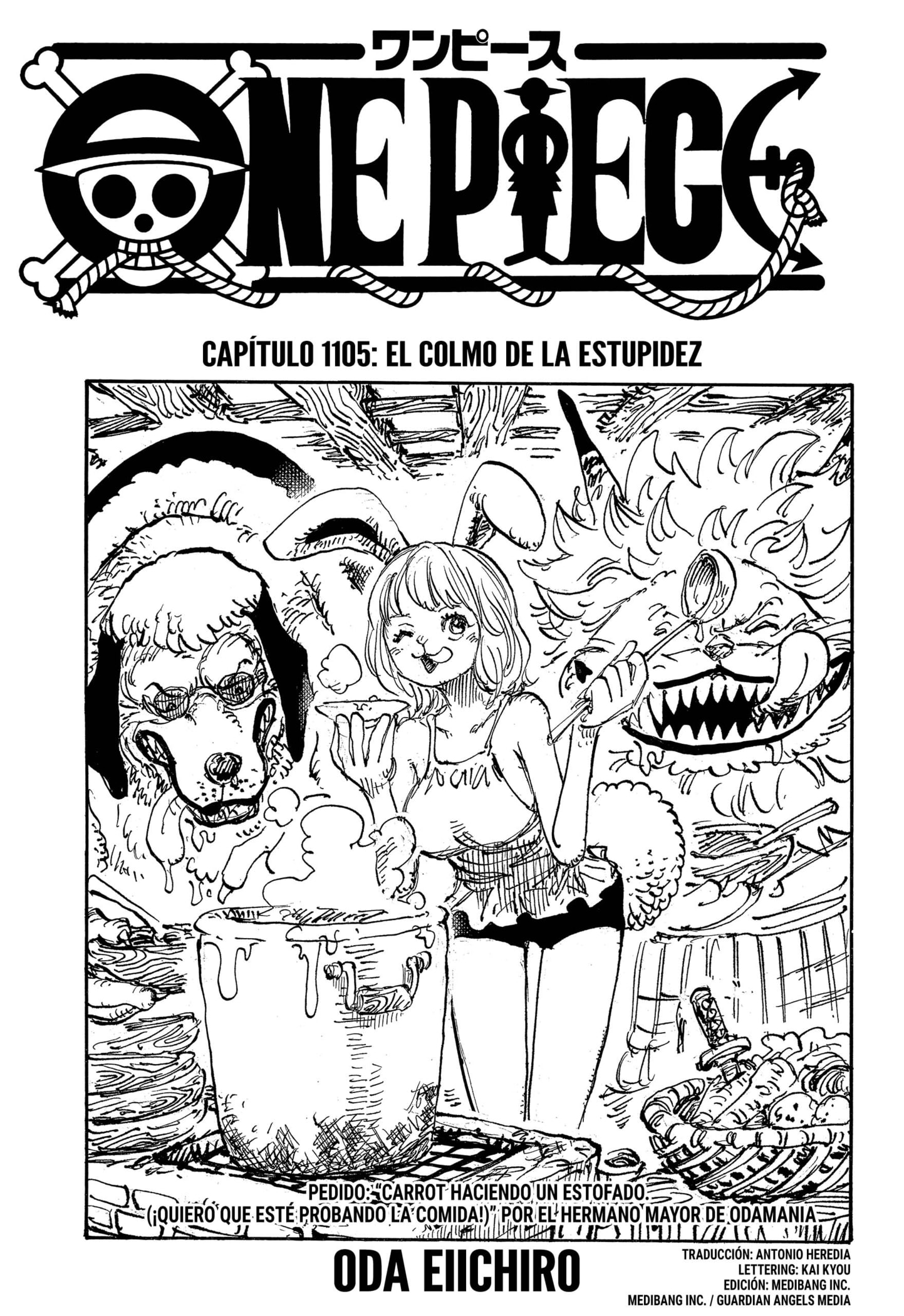 One Piece capítulo 1105 página 1