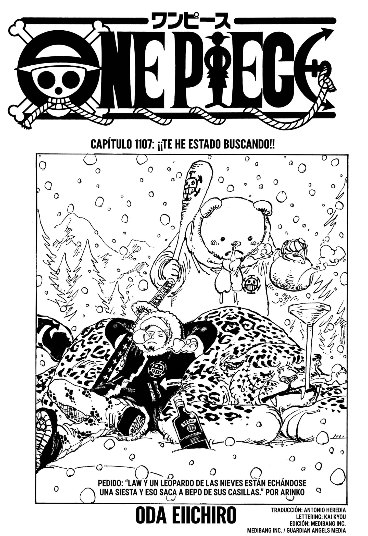 One Piece capítulo 1107 página 1