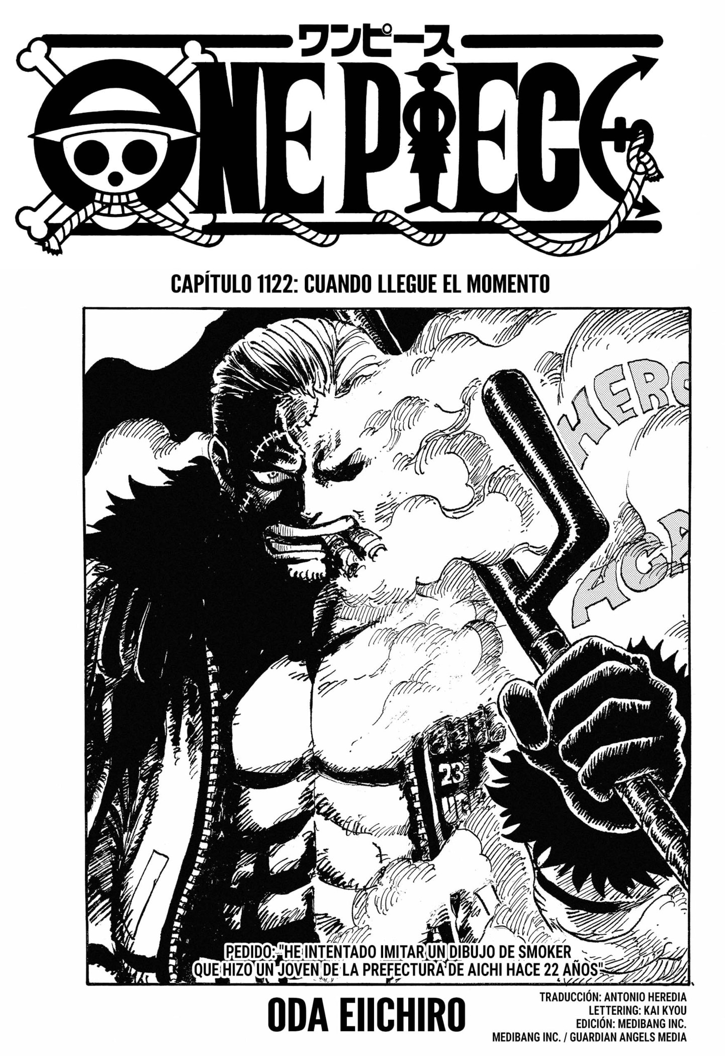 One Piece capítulo 1122 página 1