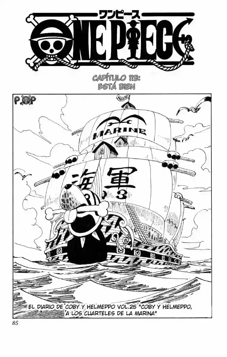 One Piece capítulo 113 página 1
