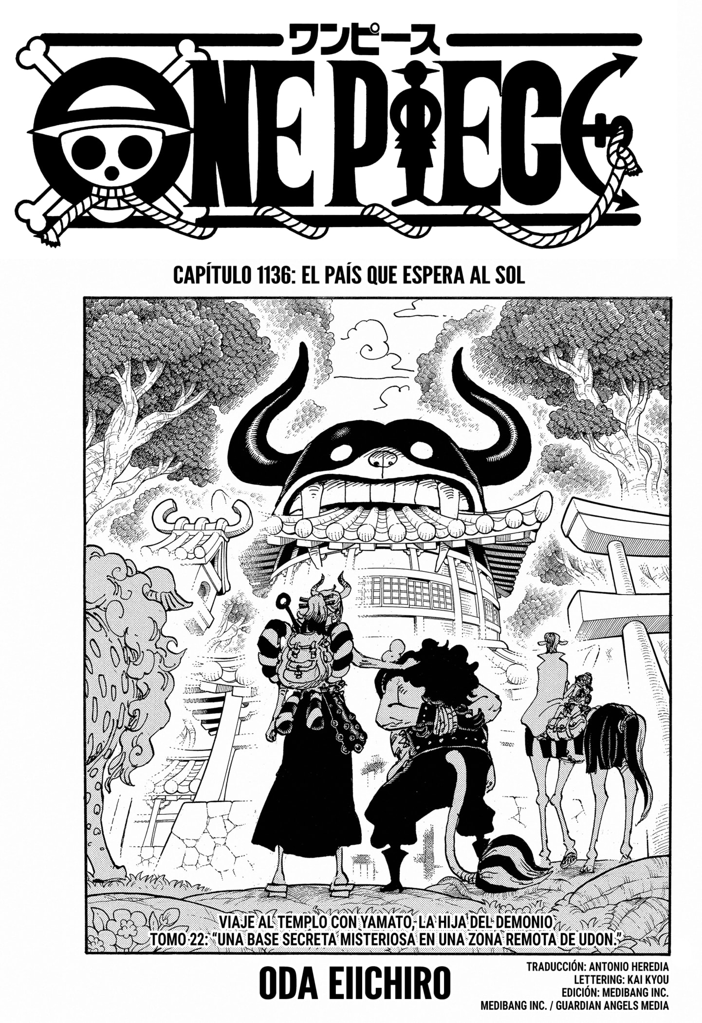 One Piece capítulo 1136 página 1
