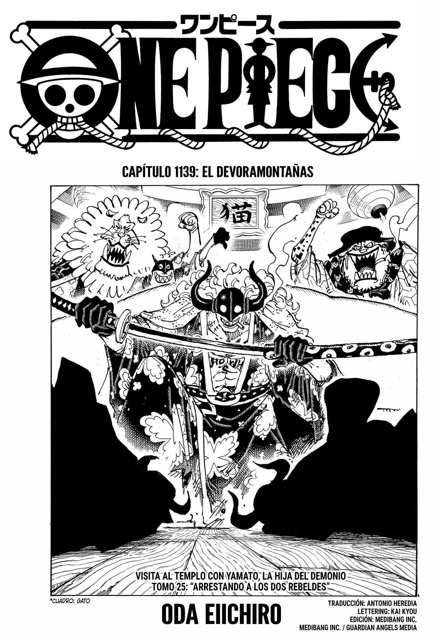 One Piece capítulo 1139 página 1
