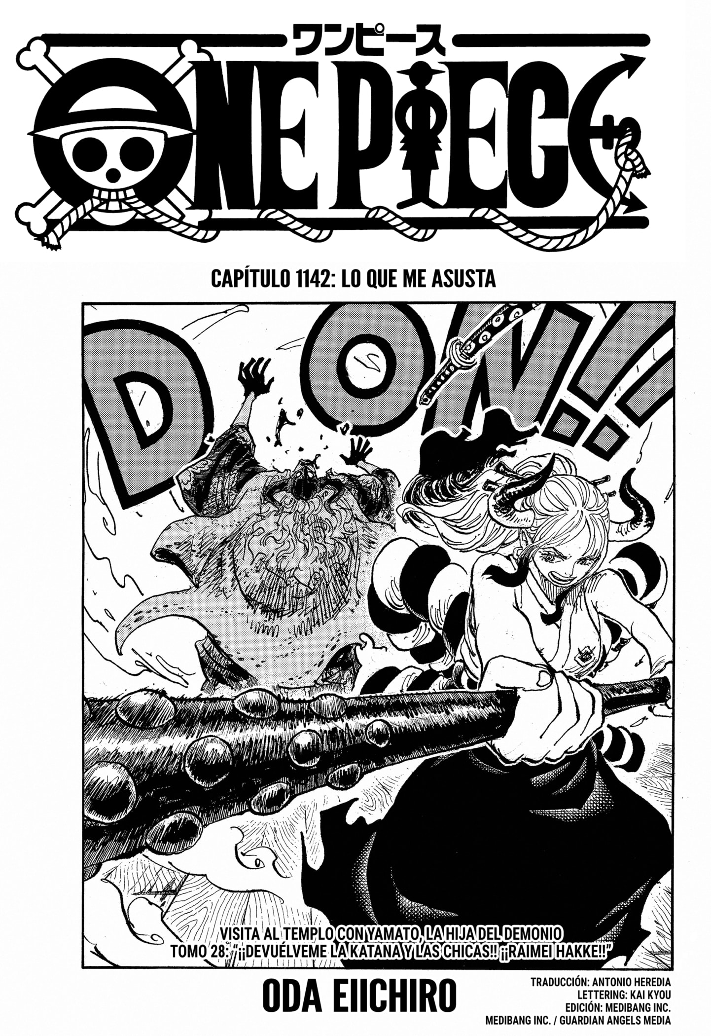 One Piece capítulo 1142 página 1