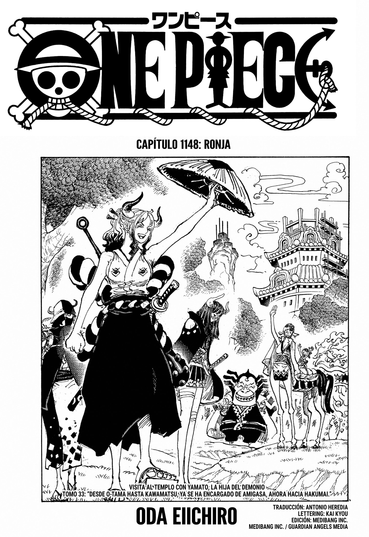 One Piece capítulo 1148 página 1
