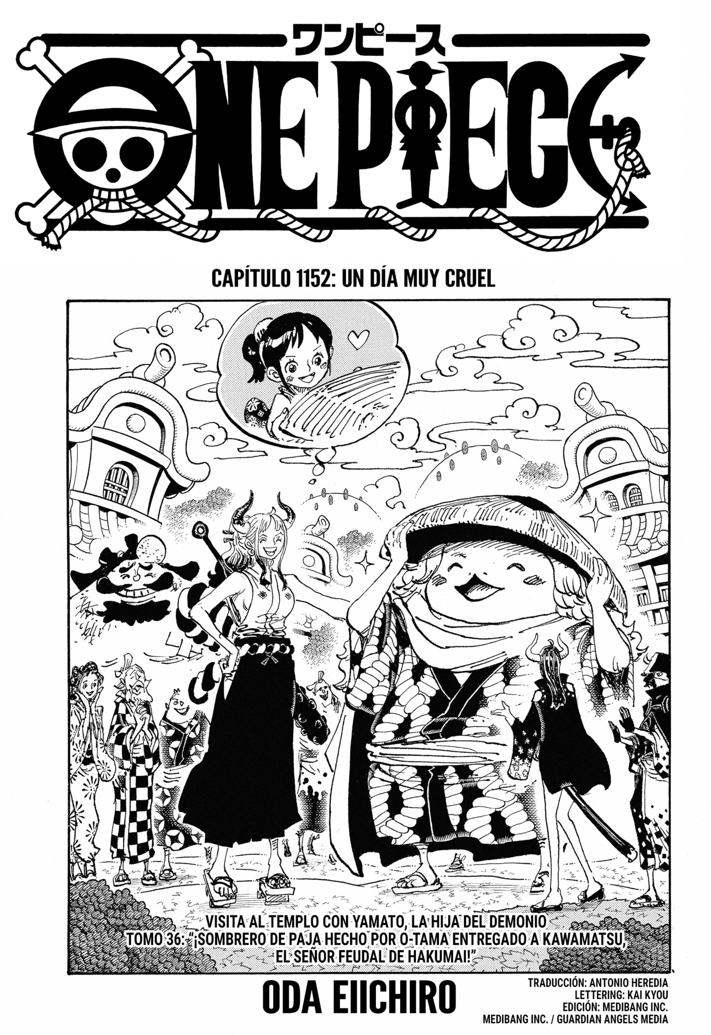 One Piece capítulo 1152 página 1