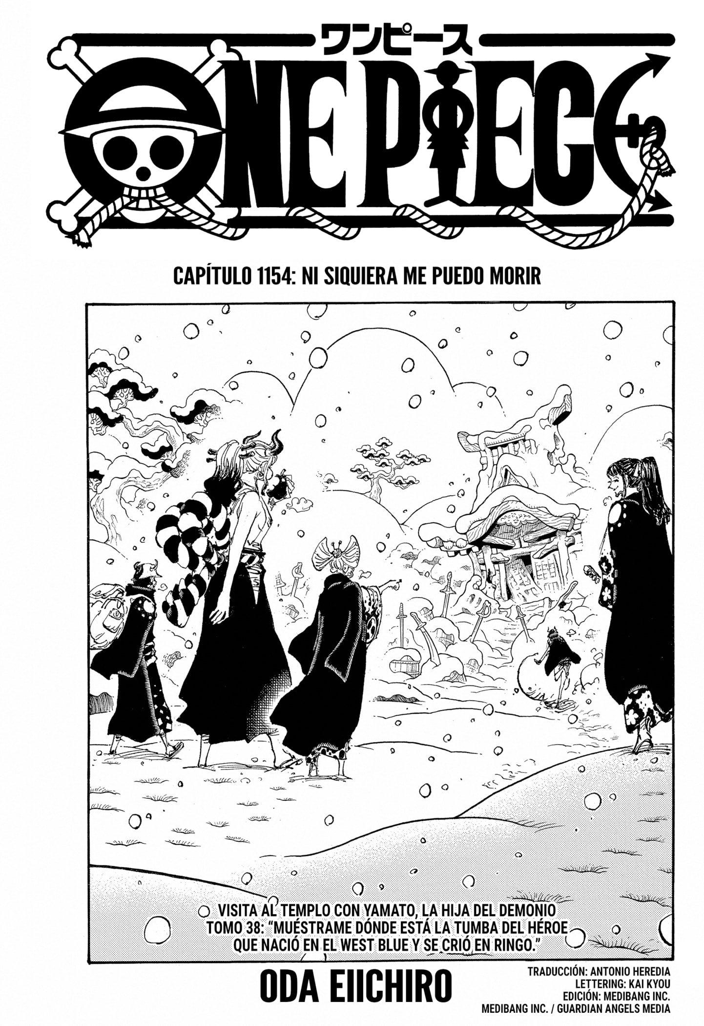 One Piece capítulo 1154 página 1