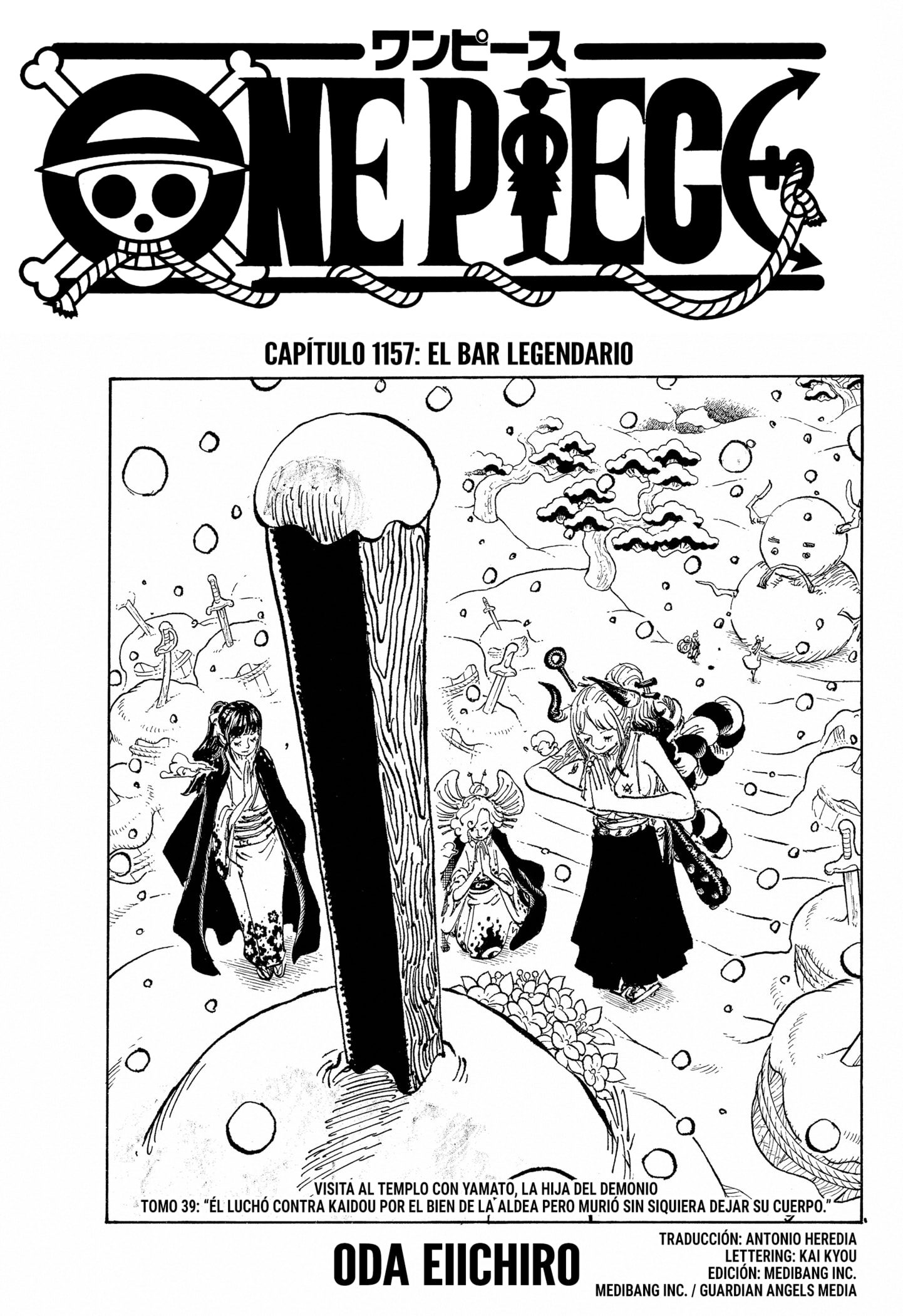 One Piece capítulo 1157 página 1