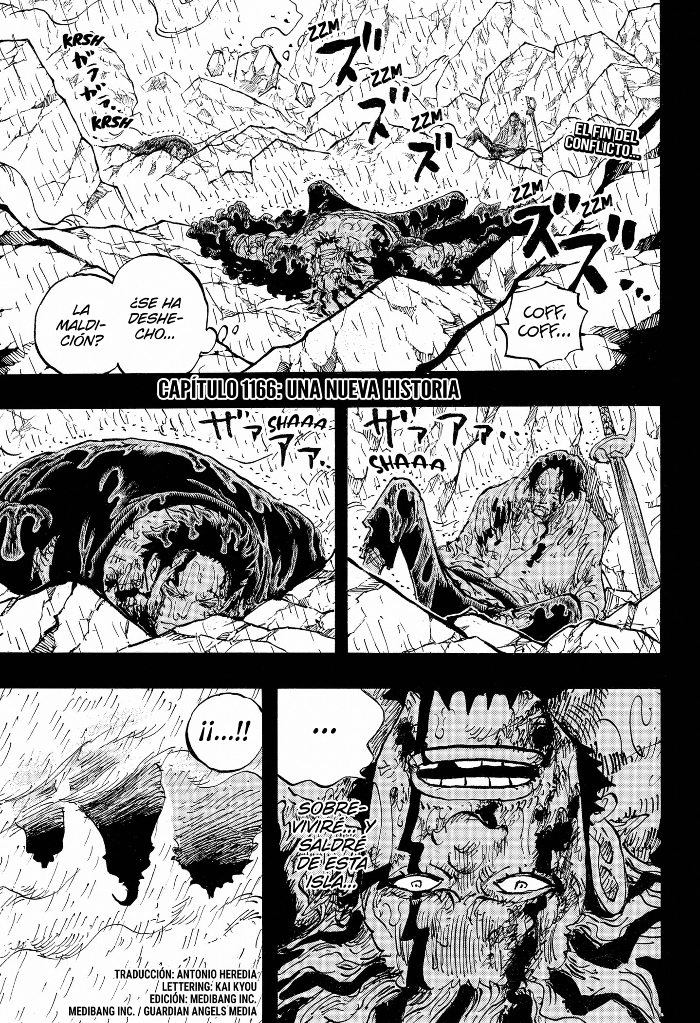 One Piece capítulo 1166 página 2