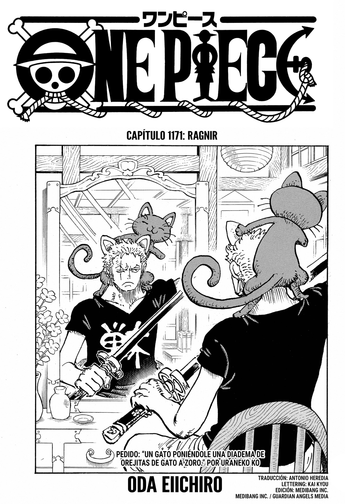 One Piece capítulo 1171 página 1