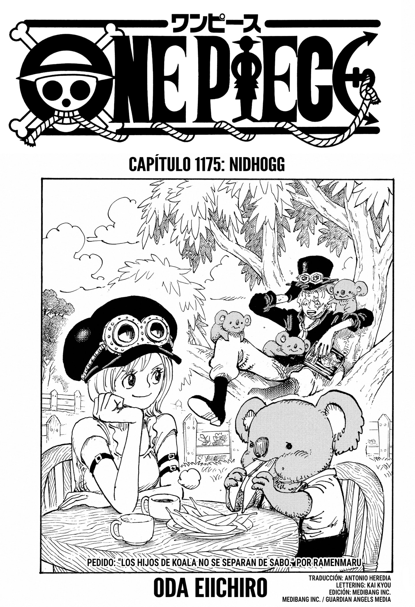 One Piece capítulo 1175 página 1