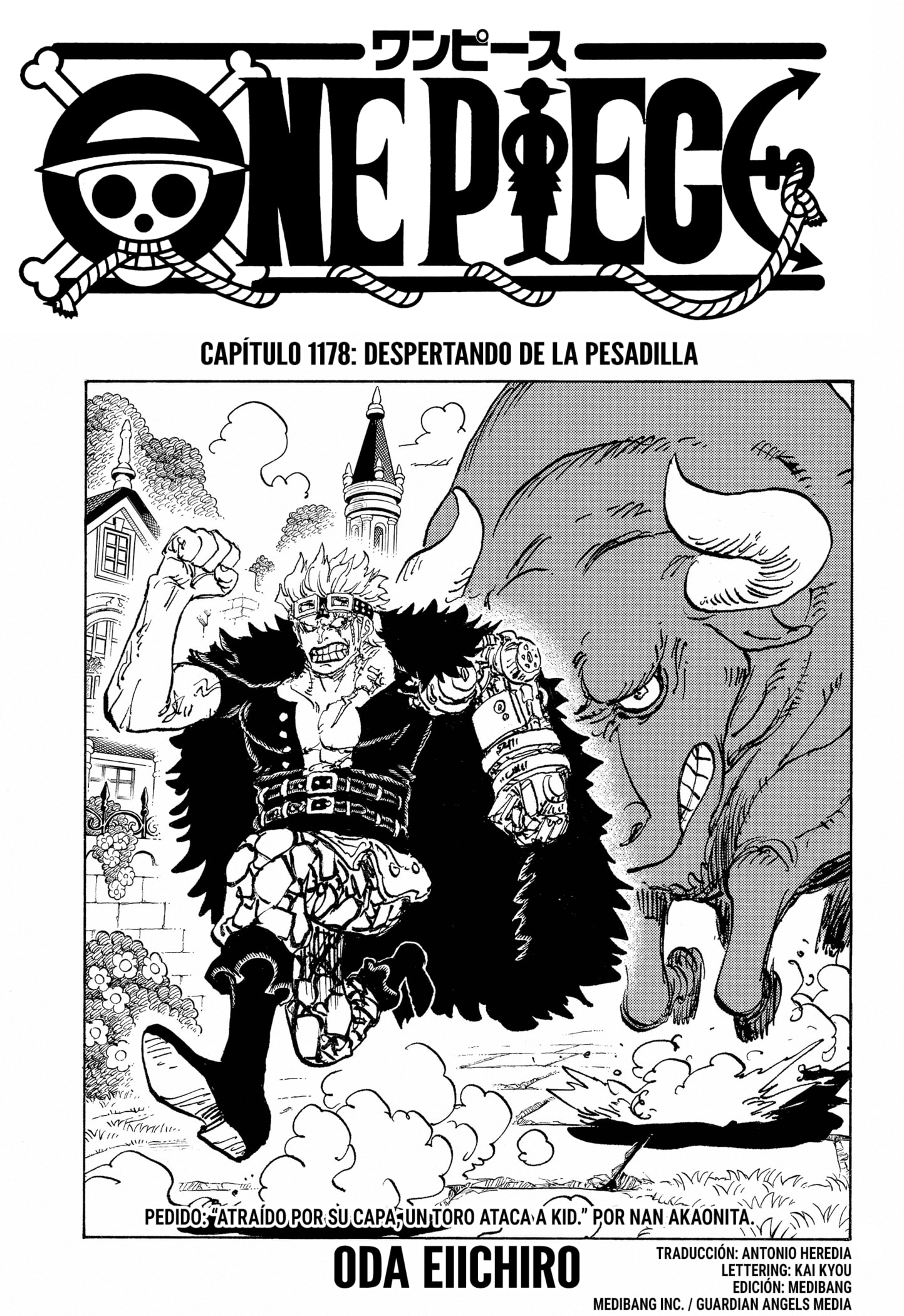 One Piece capítulo 1178 página 1