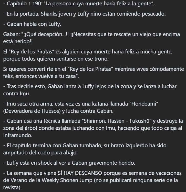 One Piece capítulo 1190 página 2