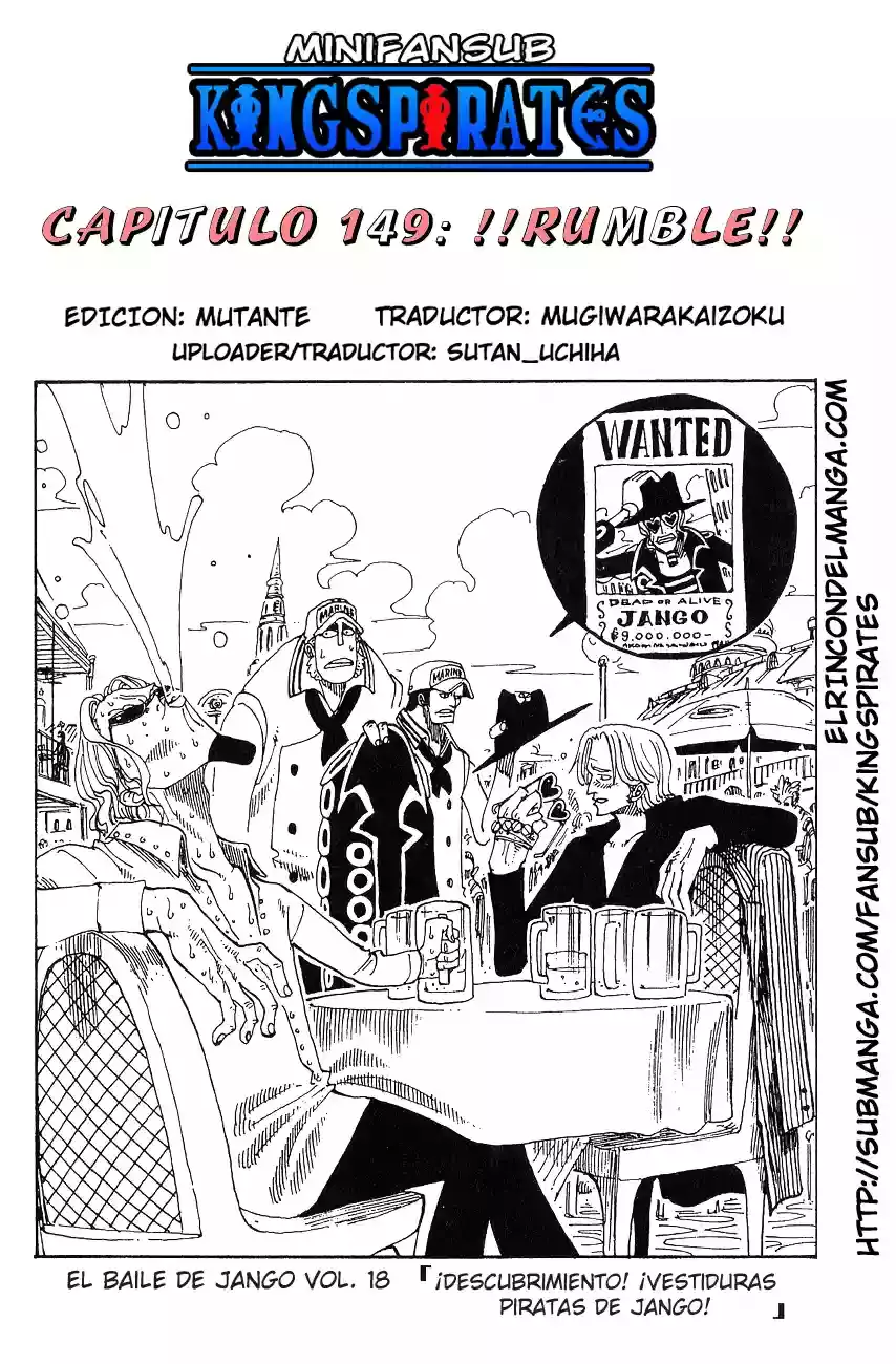 One Piece capítulo 149 página 1