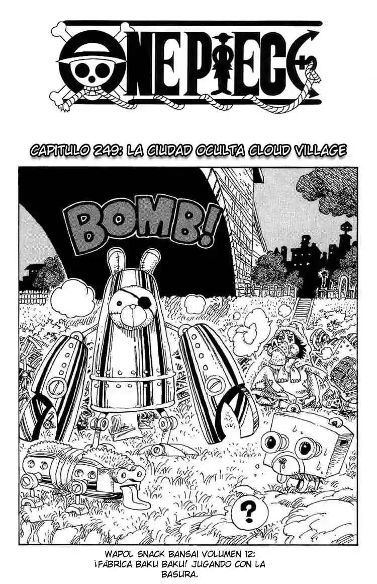 One Piece capítulo 249 página 1