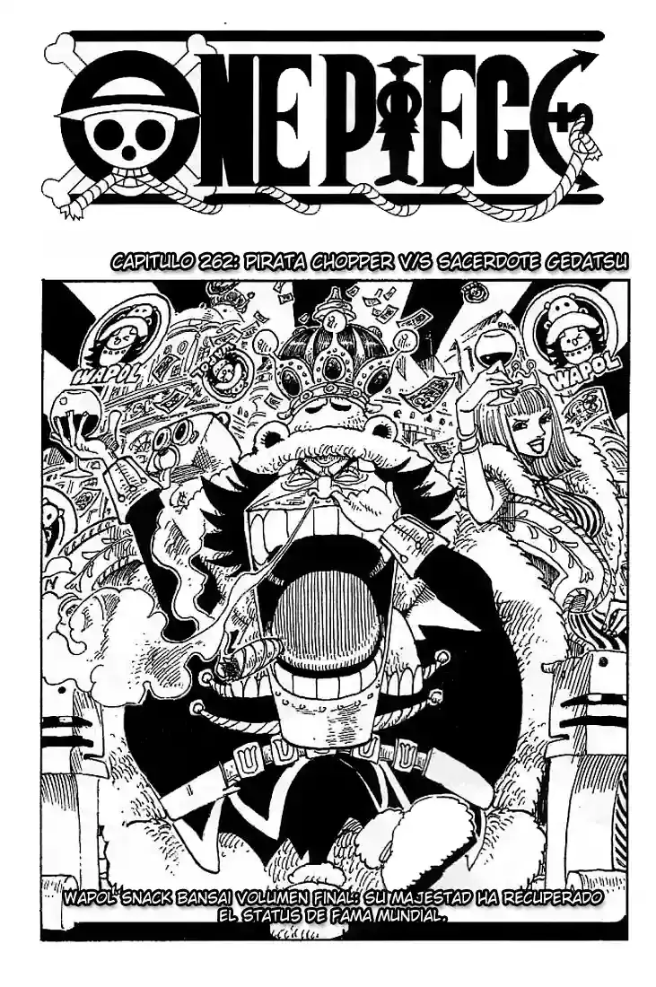 One Piece capítulo 262 página 1