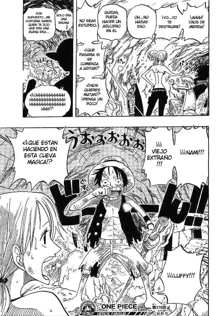 One Piece capítulo 270 página 19