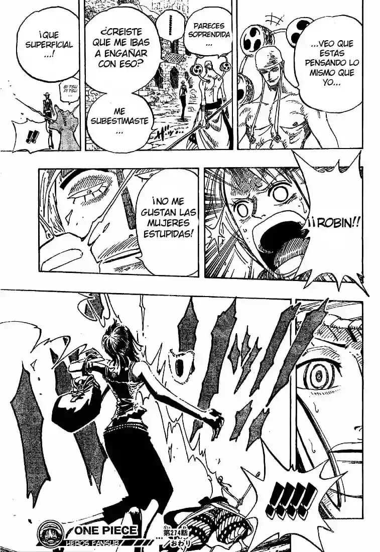 One Piece capítulo 274 página 20