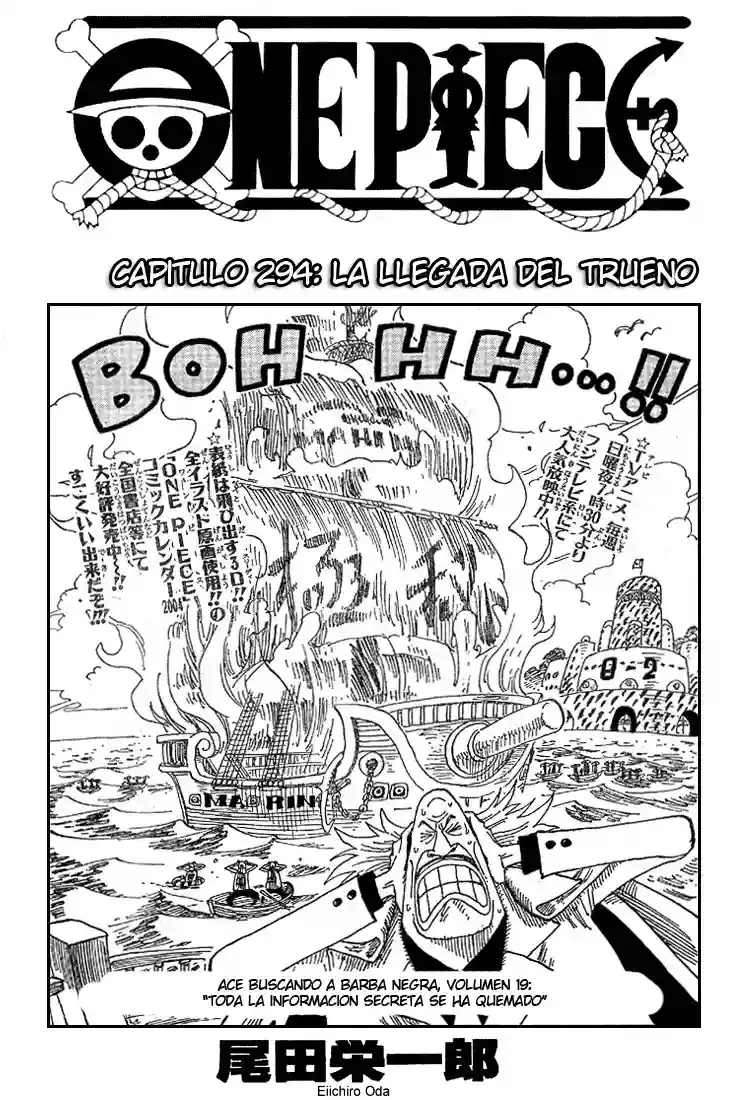 One Piece capítulo 294 página 1