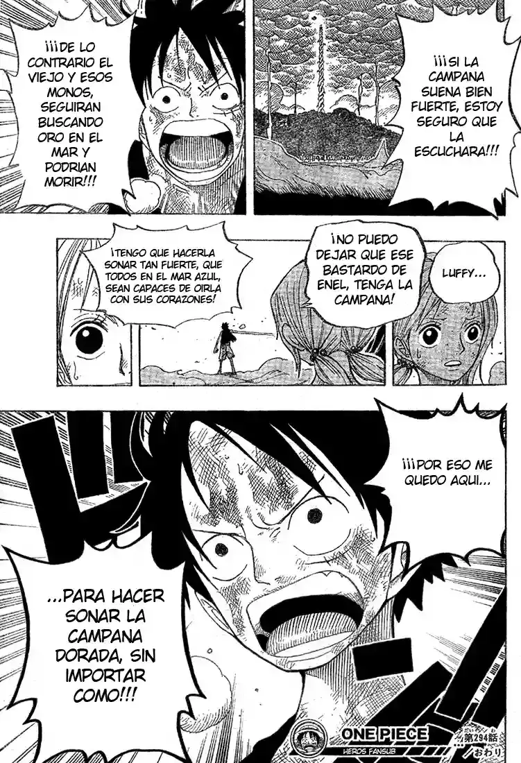 One Piece capítulo 294 página 18
