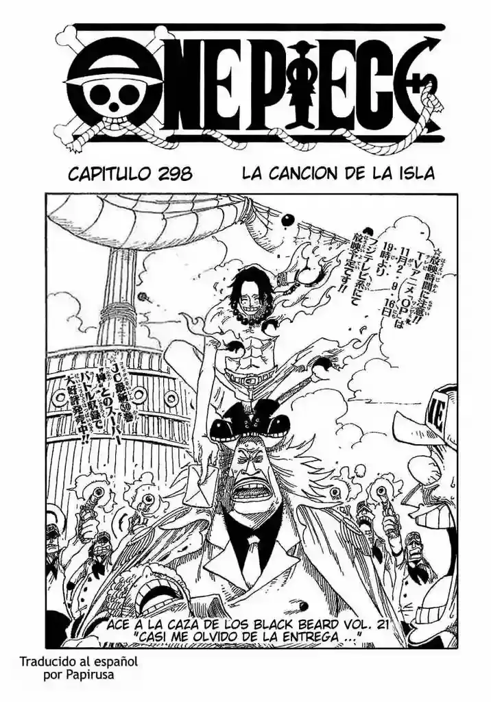 One Piece capítulo 298 página 1