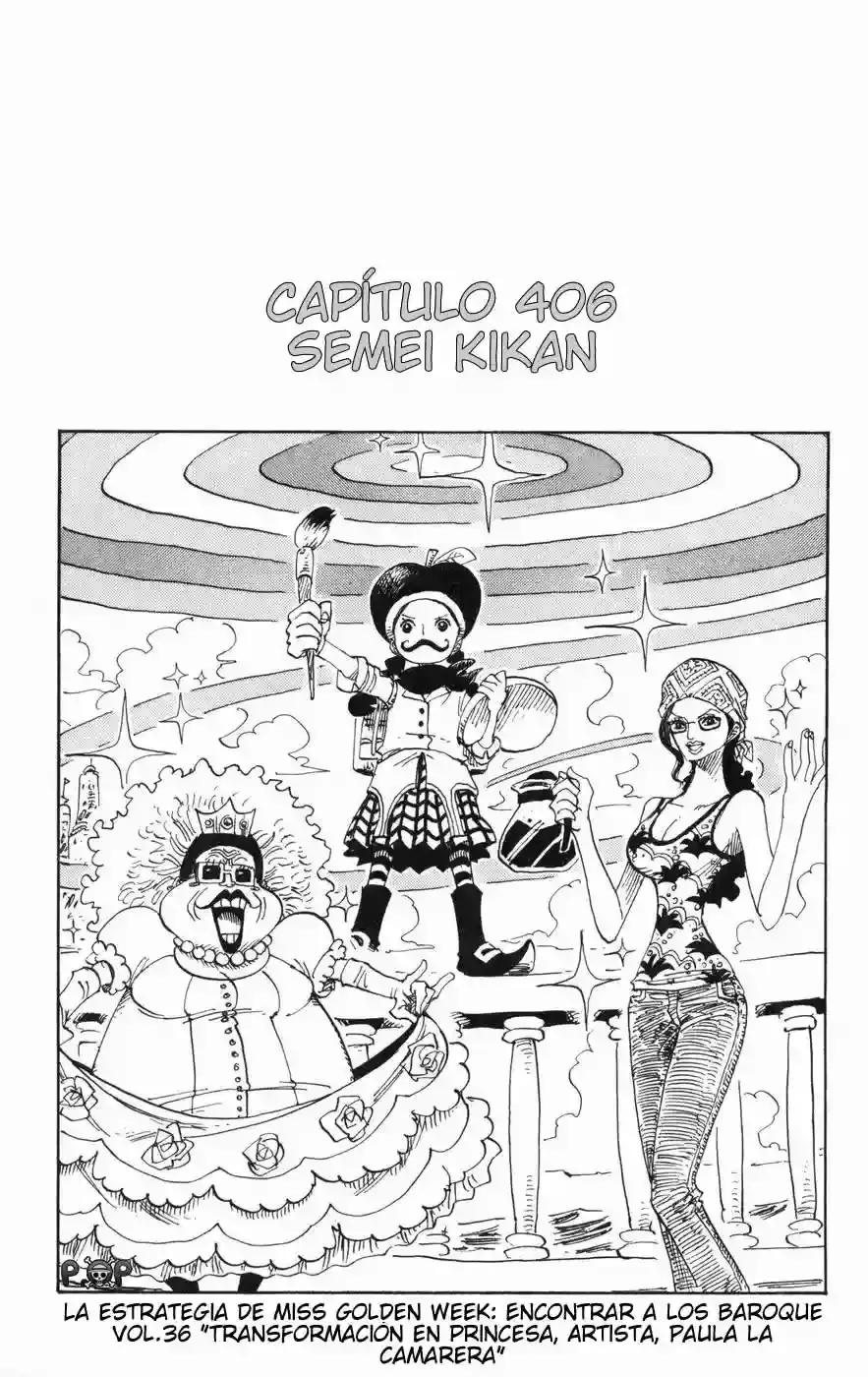 One Piece capítulo 406 página 1