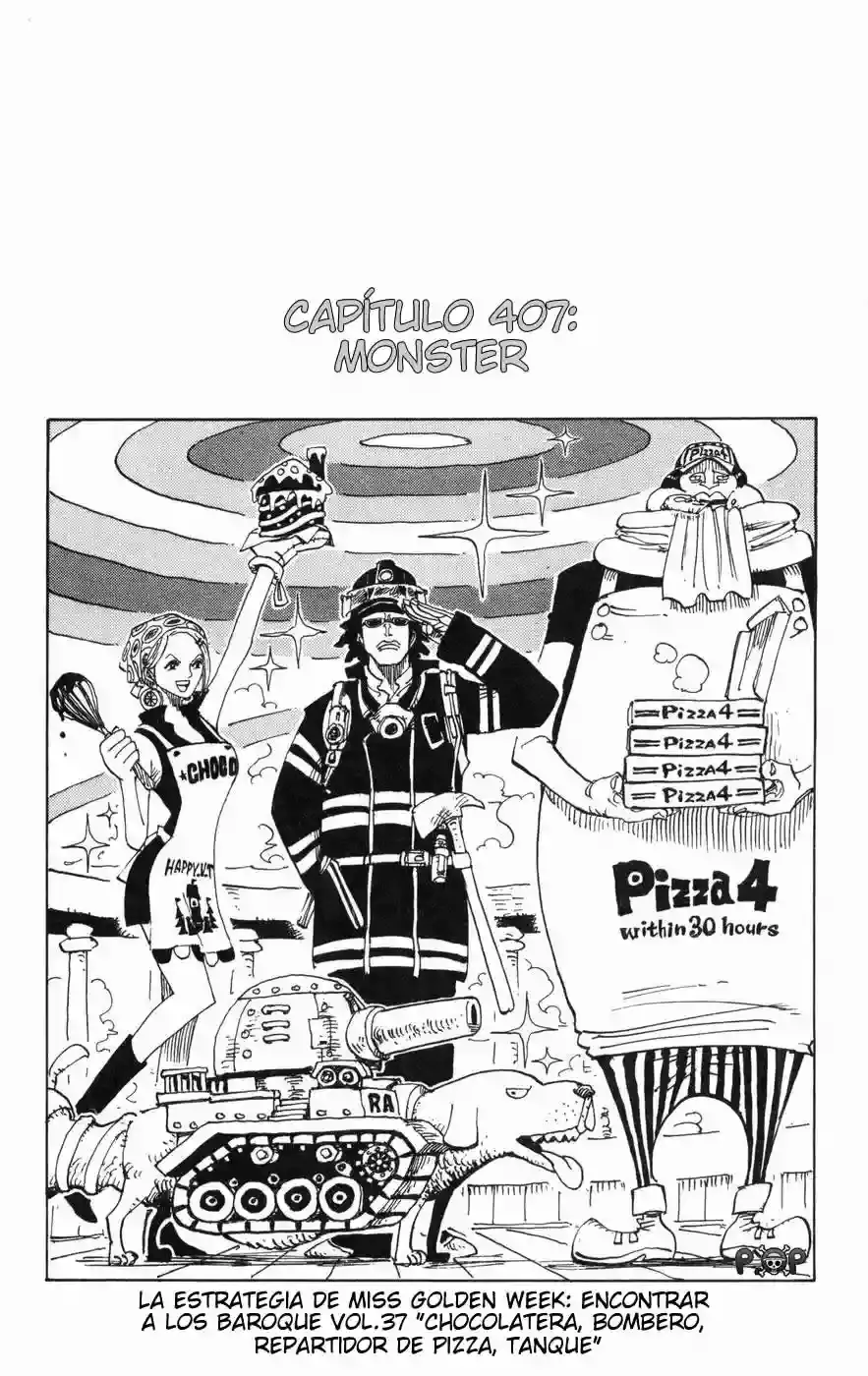 One Piece capítulo 407 página 1