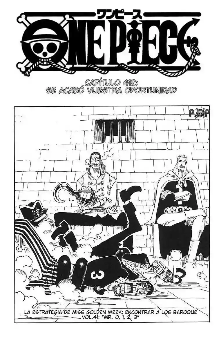 One Piece capítulo 412 página 1