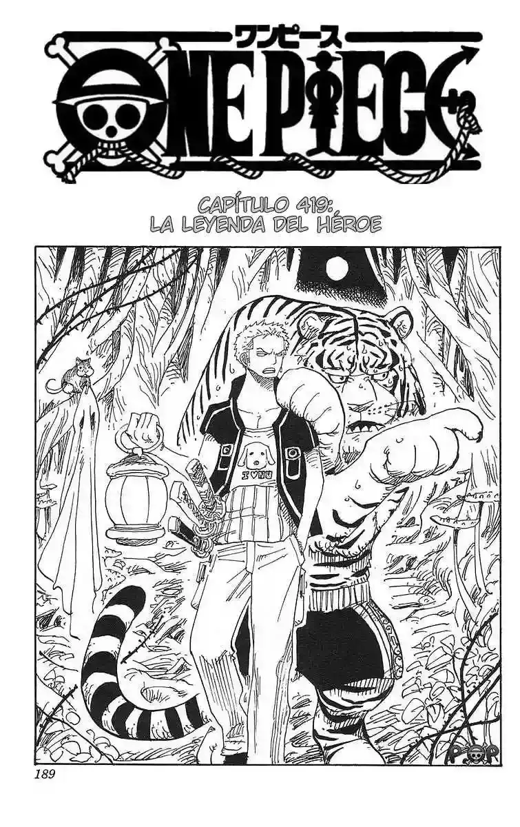 One Piece capítulo 419 página 1