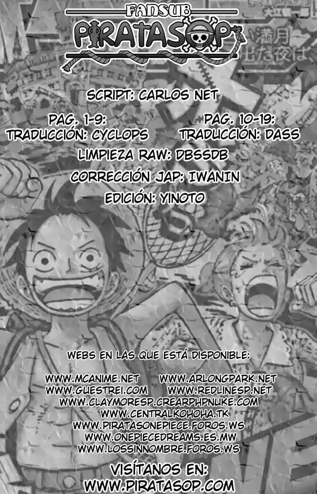 One Piece capítulo 471 página 19