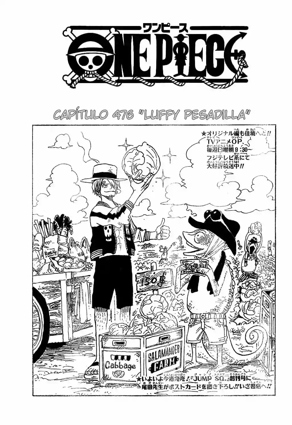 One Piece capítulo 476 página 1