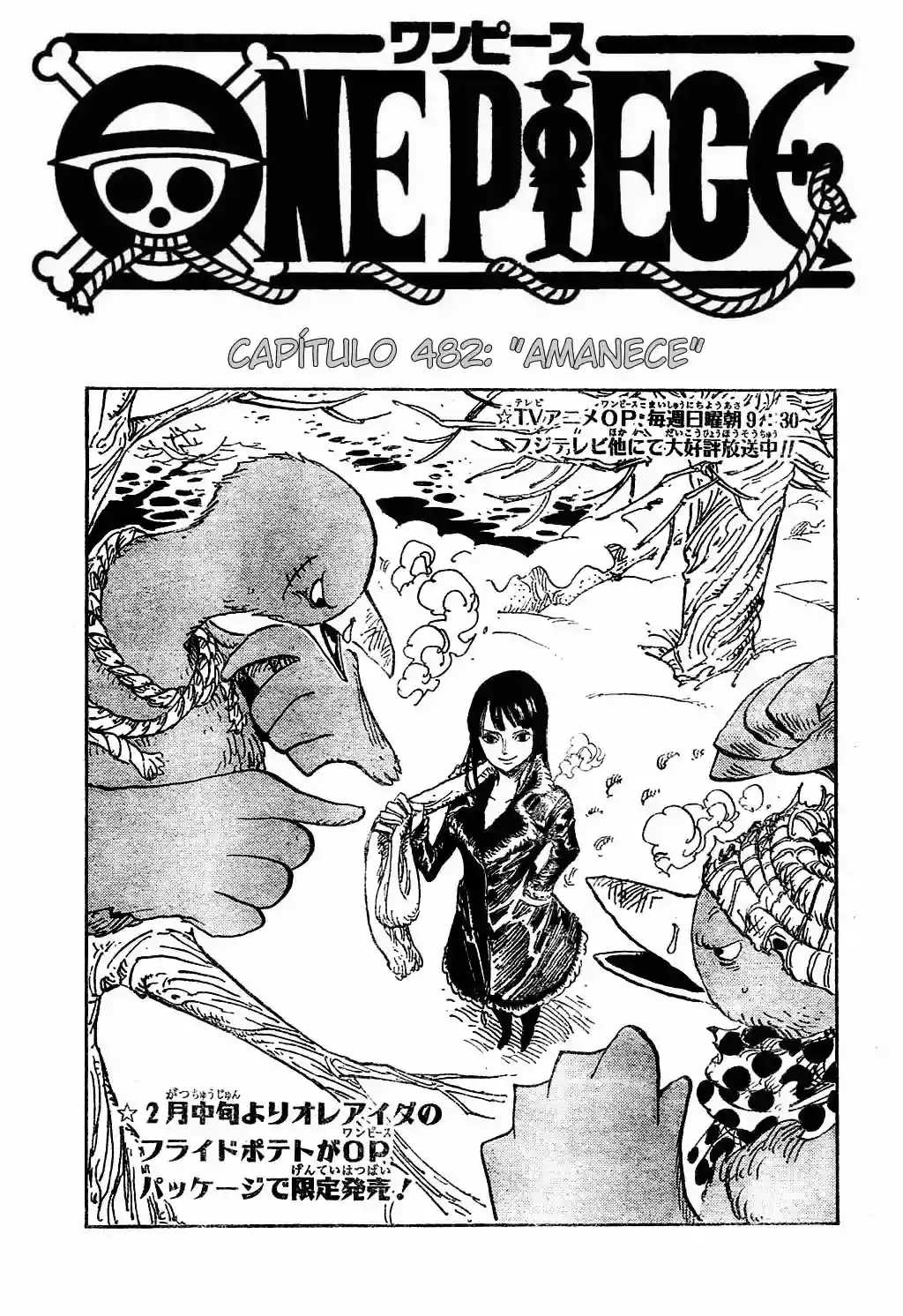 One Piece capítulo 482 página 1