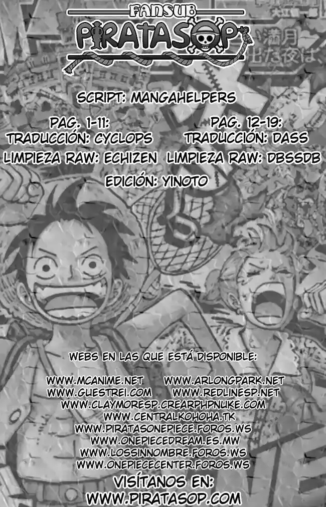 One Piece capítulo 483 página 19