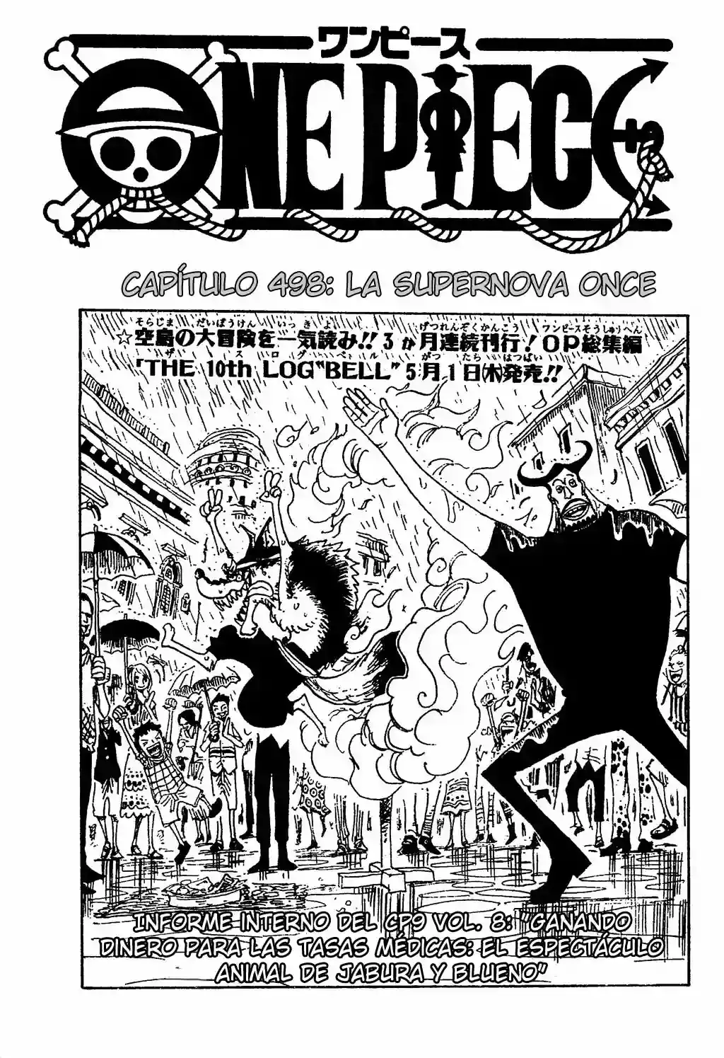 One Piece capítulo 498 página 1