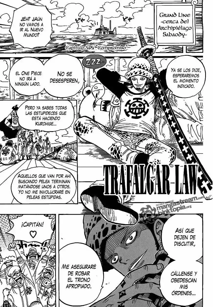 One Piece capítulo 595 página 3