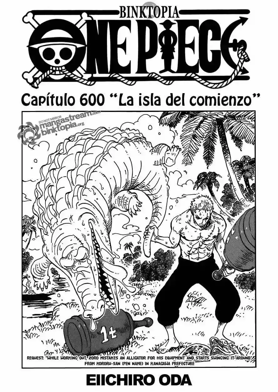 One Piece capítulo 600 página 1