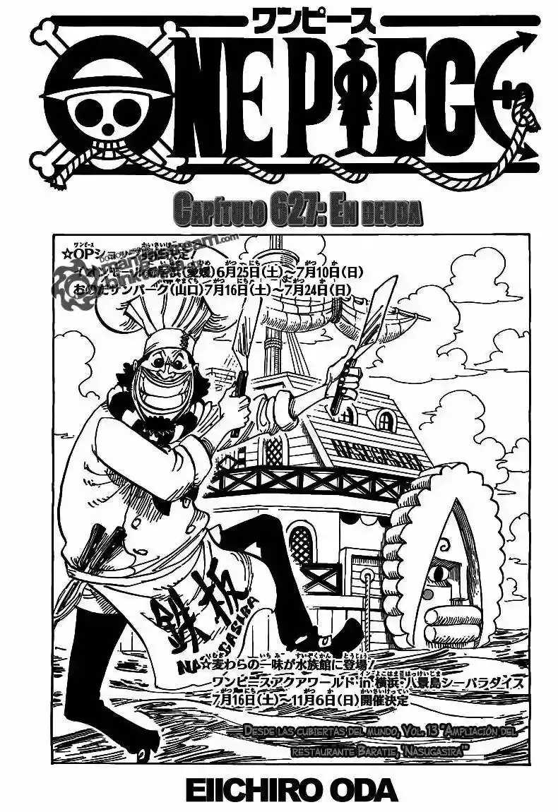 One Piece capítulo 627 página 2