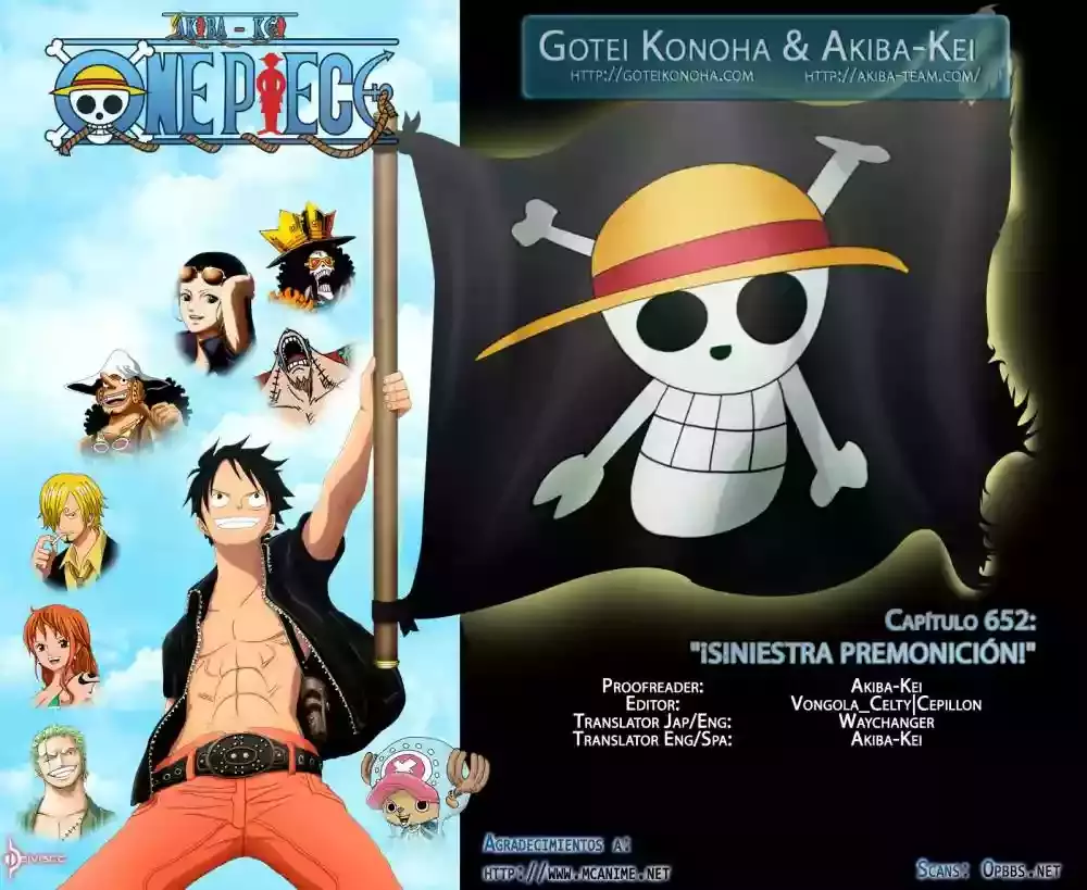 One Piece capítulo 652 página 1