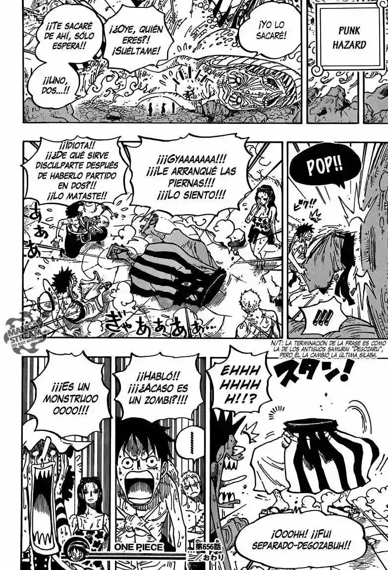 One Piece capítulo 656 página 18