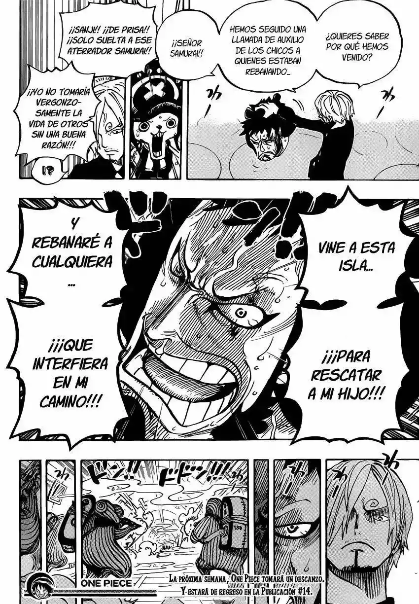 One Piece capítulo 657 página 17