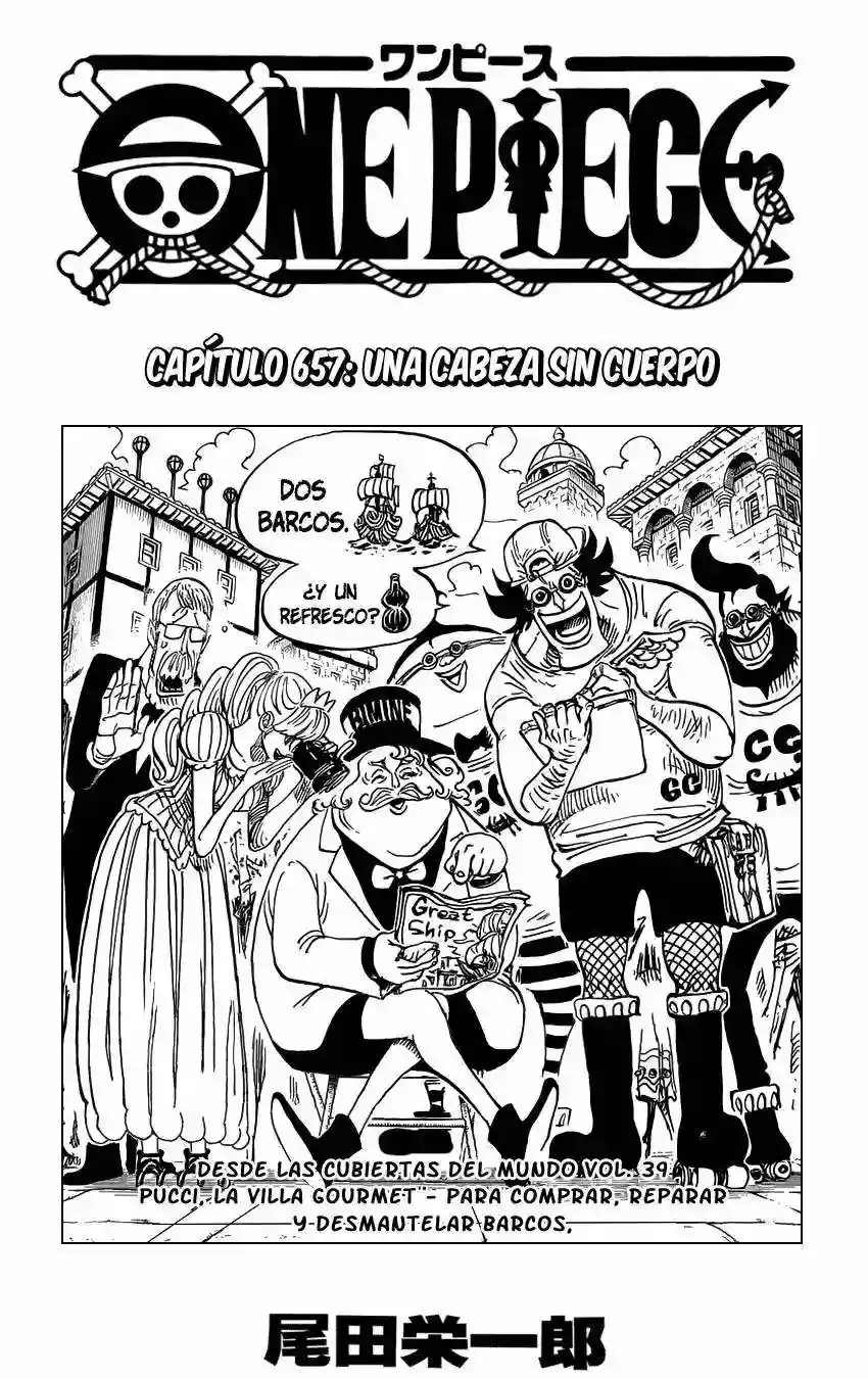 One Piece capítulo 657 página 2