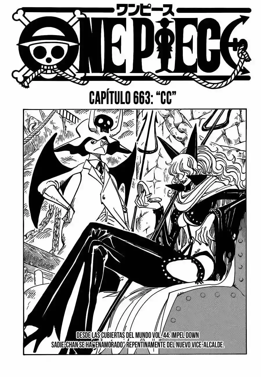 One Piece capítulo 663 página 2