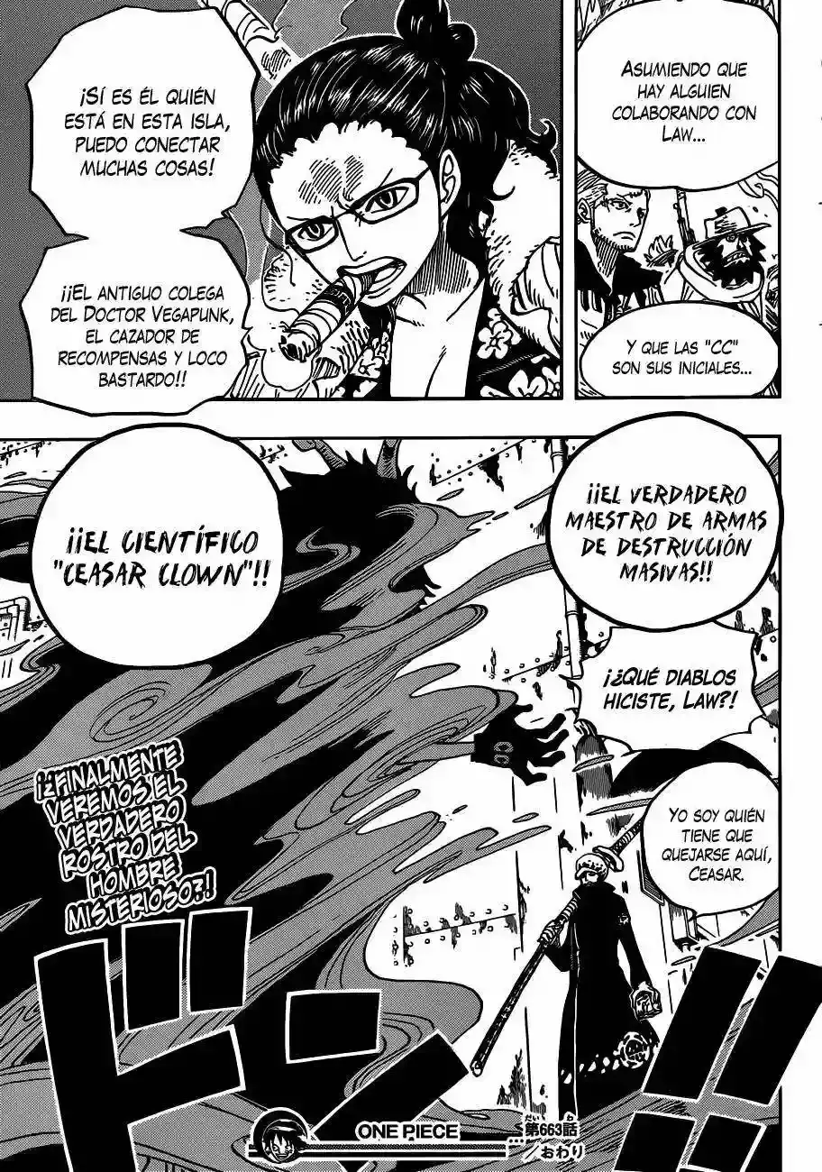 One Piece capítulo 663 página 20