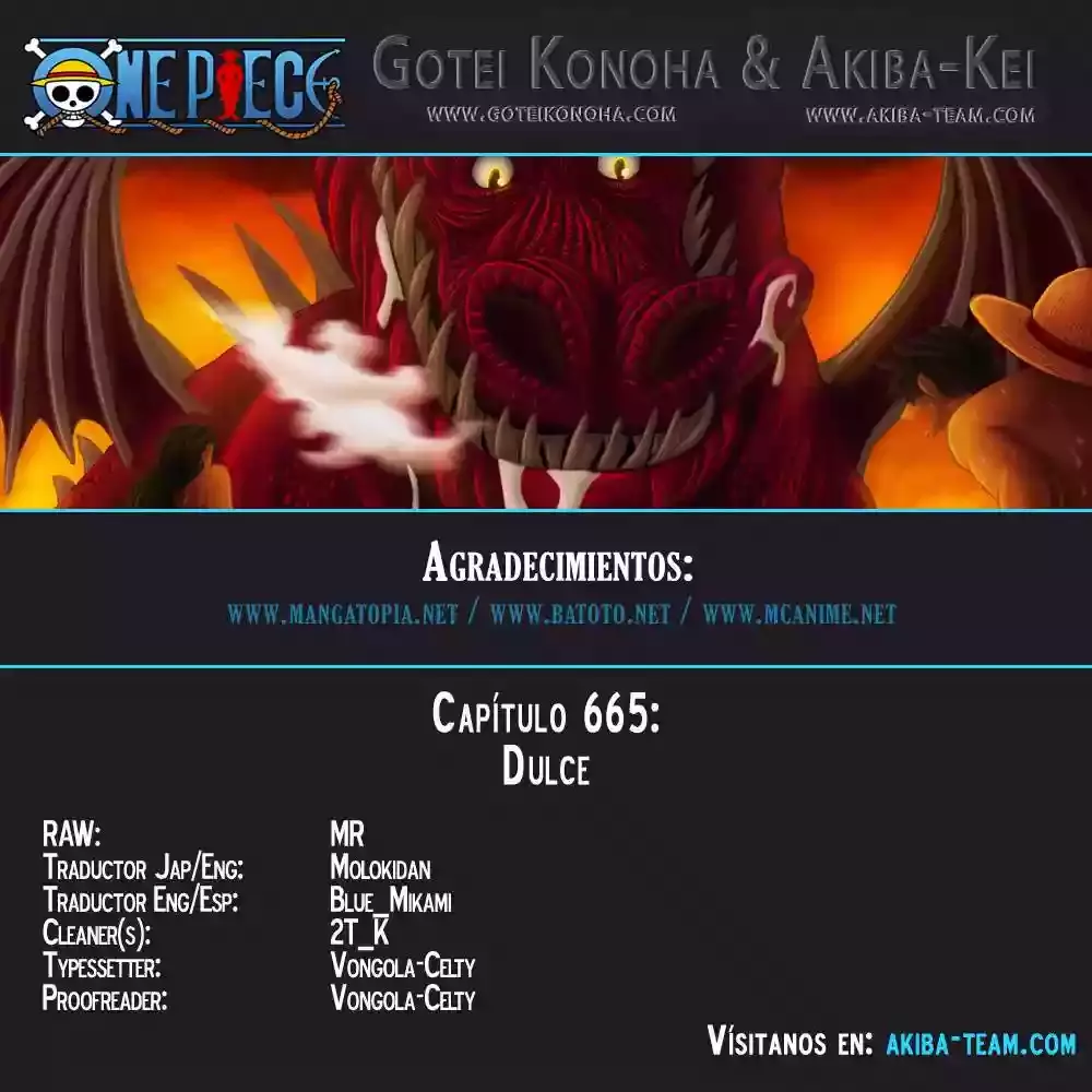 One Piece capítulo 665 página 1