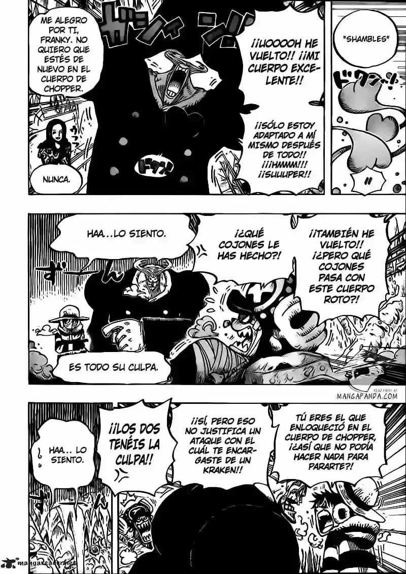 One Piece capítulo 668 página 6