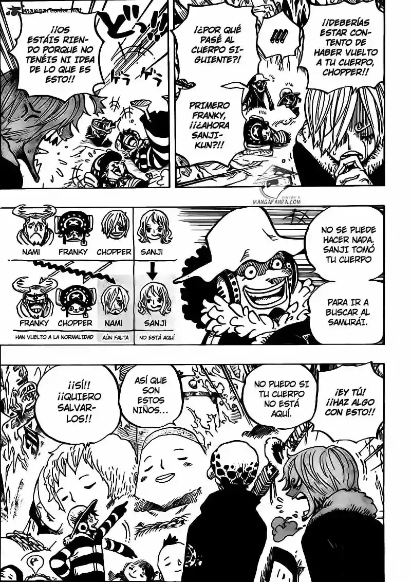 One Piece capítulo 668 página 7