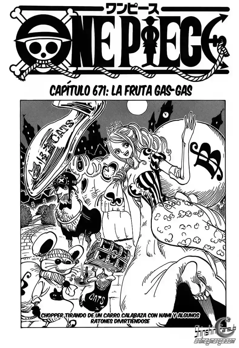 One Piece capítulo 671 página 1