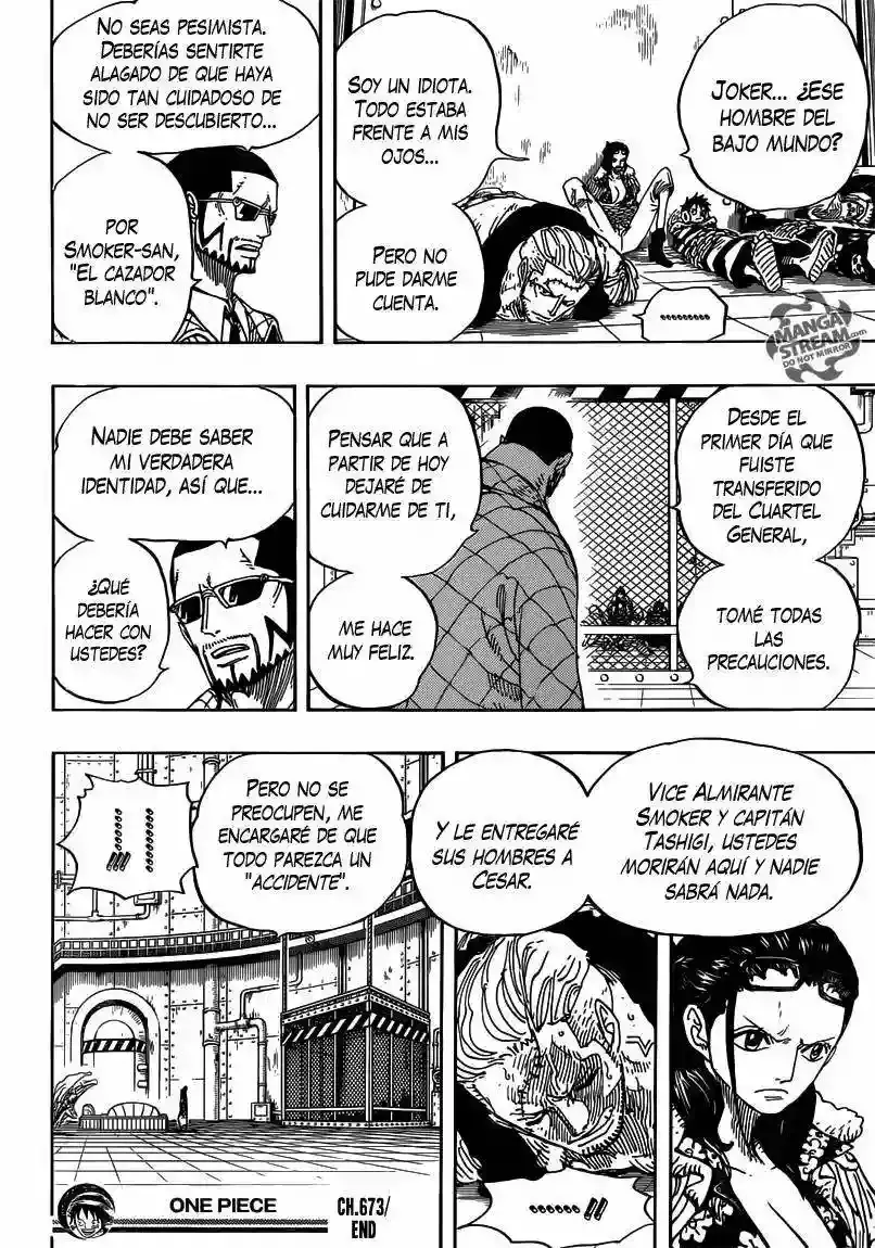 One Piece capítulo 673 página 19