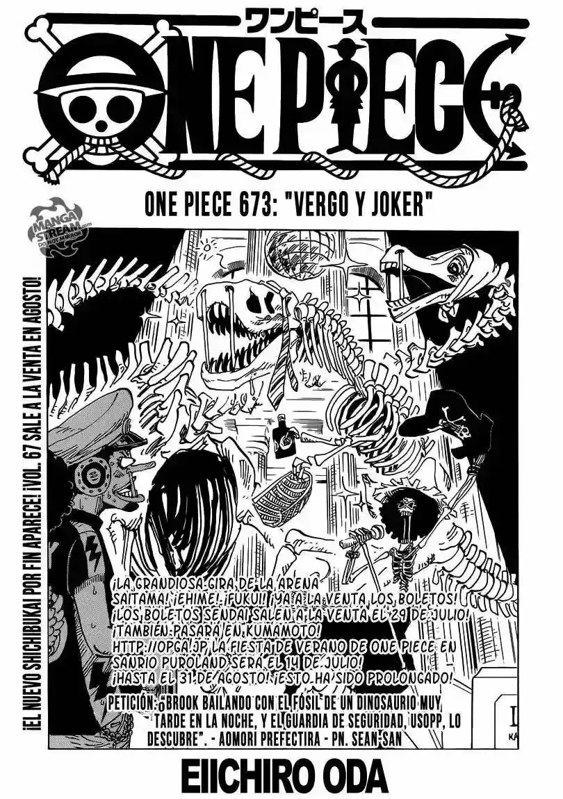 One Piece capítulo 673 página 2