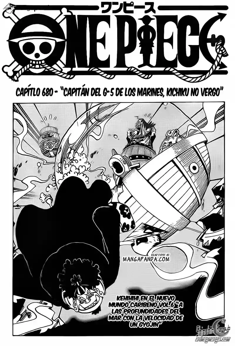 One Piece capítulo 680 página 1