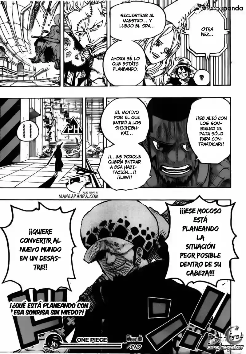 One Piece capítulo 681 página 19